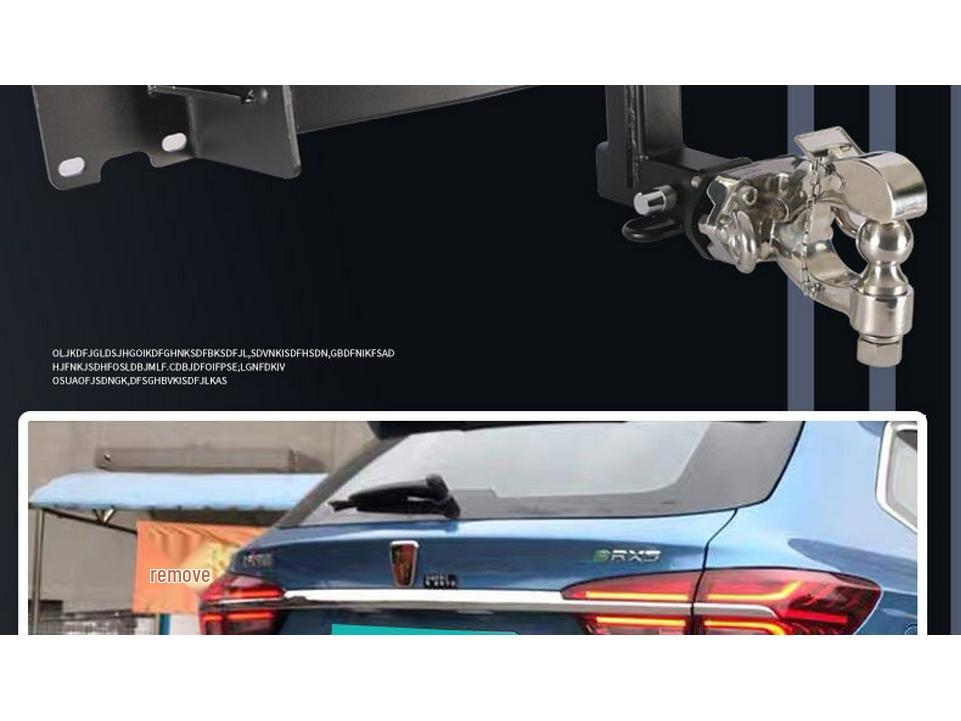 Roewe RX5 RX8 W5 I5/550D/350 Rear Anti-Collision Tow Hook