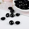50Pcs Solid Eyes Black Plastic Safety Eyes for Bear Doll Puppet Plush Animal Doll Toy Eye Nose Animal Sewing Button Accessories