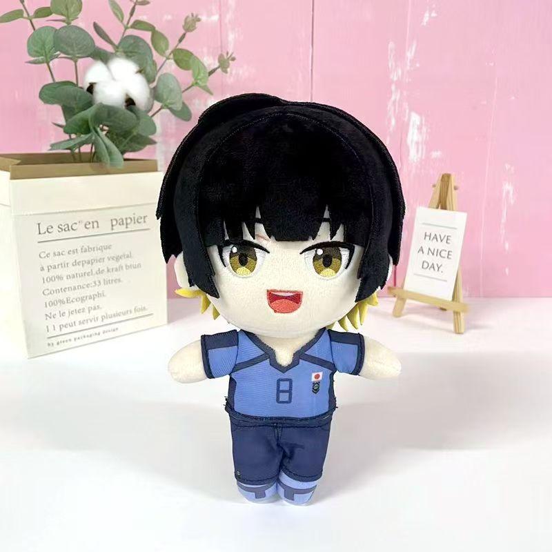 Anime Blue Lock Figuren 20cm Bachira Meguru Tsugumi Seishiro Mikagami Rei Puppe Spielzeug Kinder Kissen Sofa Dekoration Geschenk
