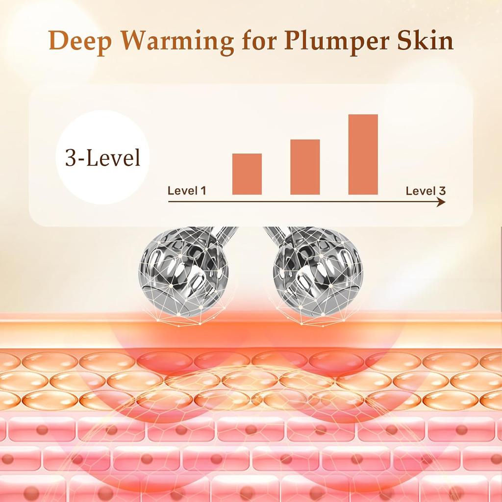 EMS Roller Face-Slimming Artifact V-Face Beauty Facial Massager For Firming And Lifting The Face for Puffiness Fine Lines 2026