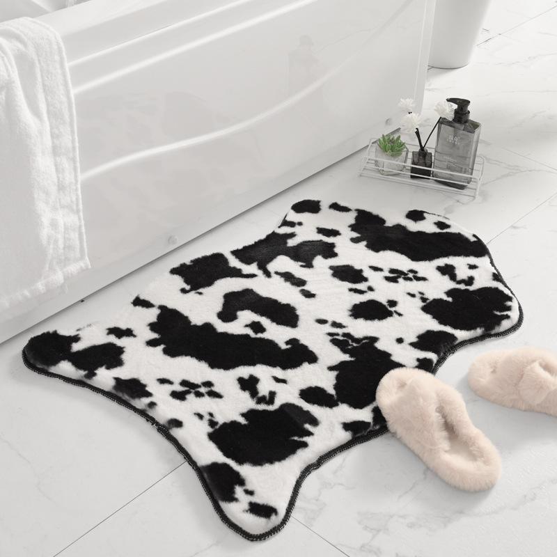 Nep Konijnenbont Slaapkamerkleed Badkamermat Deurmat Pluizig Kinderkamer Nachtkastje Woonkamer Vloerkleed Vloermat Esthetisch Huisdecoratie 60x120cm