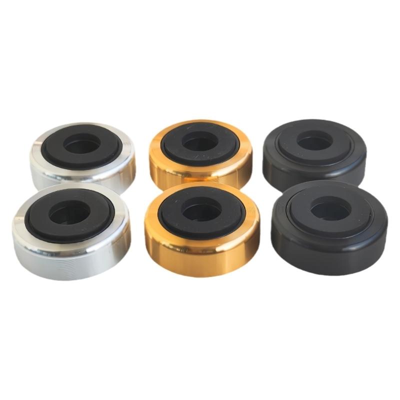 4Pcs Speaker Isolation Feet Turntable Isolation Pad for Reduce Vibration & Resonance Floor Protector Speaker Spikes Stand