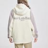 Li Ning BADFIVE Velvet Jackets Women's Bone White Hooded AFDR714-2