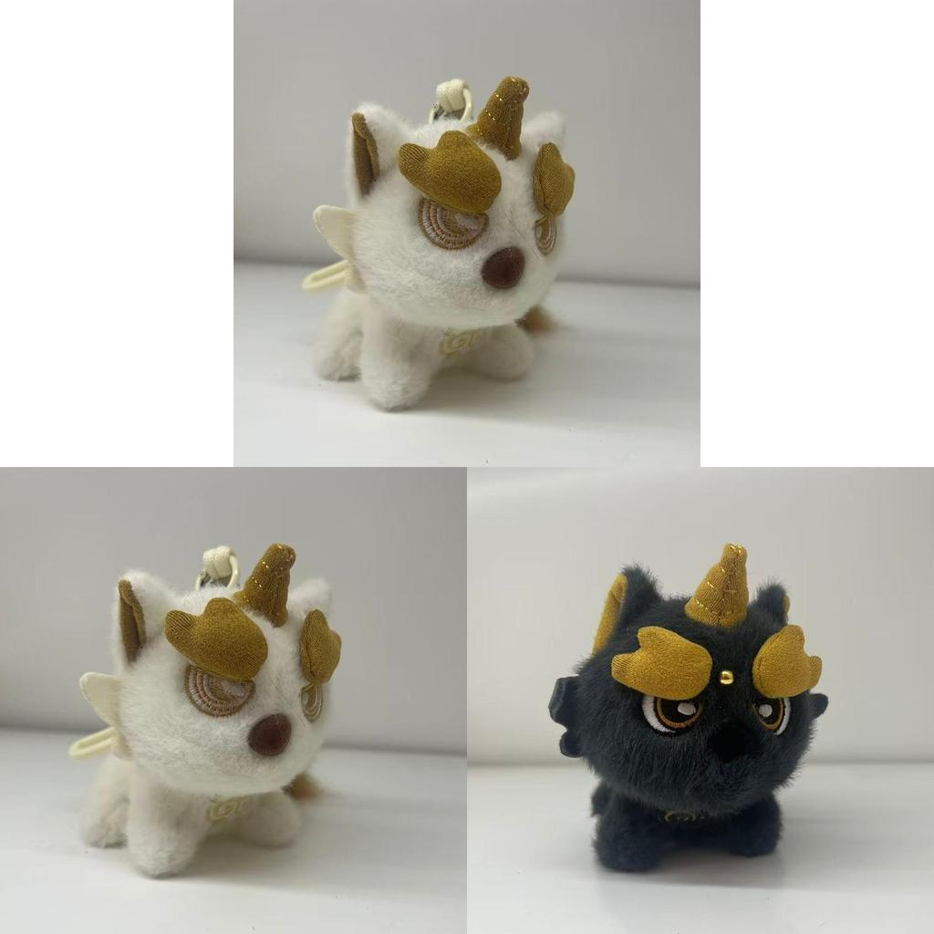 Cartoon Monster Plush Keychain With Soft Pp Cotton Filling For Kids And Teens