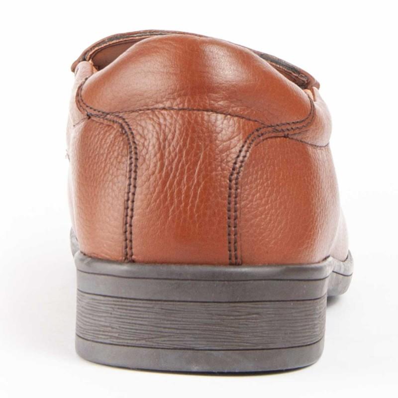 Mocasín De Piel Para Hombre.  Purapiel  Confore8  100612
