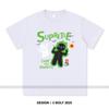 Women's Supretee Printed T-Shirt 100% Cotton Oversized Brand Logo Graphic Tees for Men Summer Tops Urban Streetwear