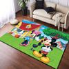 1pz Tappeto Area Mickey e Minnie, Tappetino Antiscivolo, Design Personaggi Cartoni Animati, Morbido Velluto, Decorazione Stanza, Tappeto Interno Lavabile