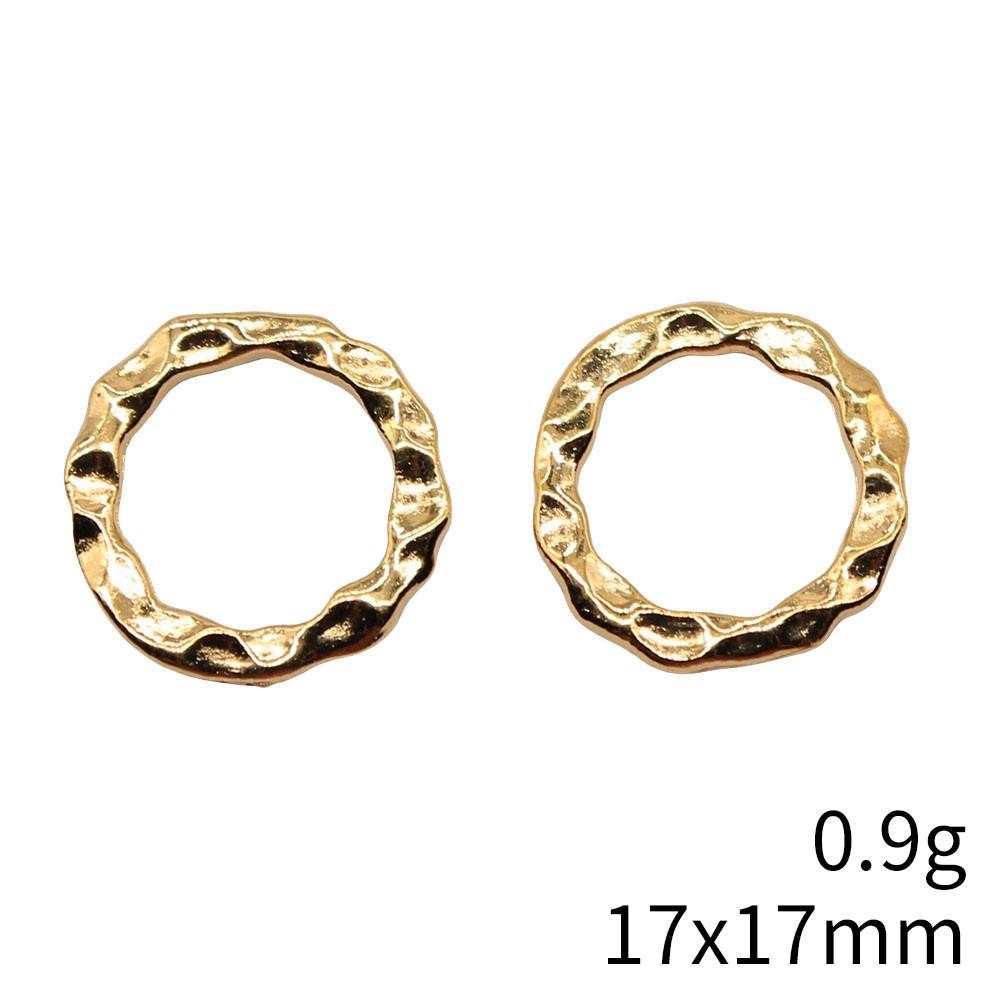 Christmas Decorations Jewelry Findings Hollow Circle Connector Accessories Parts Audience Accessories For Women Necklace And Earrings