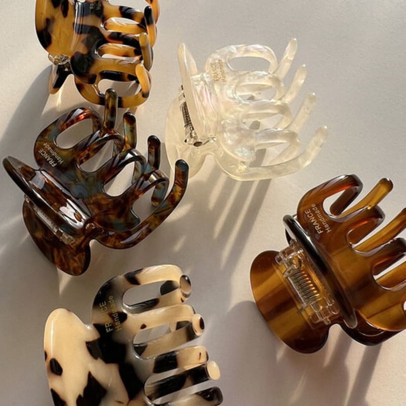 

mosxe Minimum hair clip (5color) beige leopard