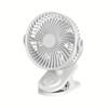 Wireless Auto Rotate Fan Small Portable Circulation Fan Strong Wind 10000mAh Battery USB With Light Clip Fan