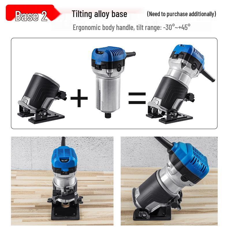 Electric Woodworking Trimmer & Router with Bakelite Base