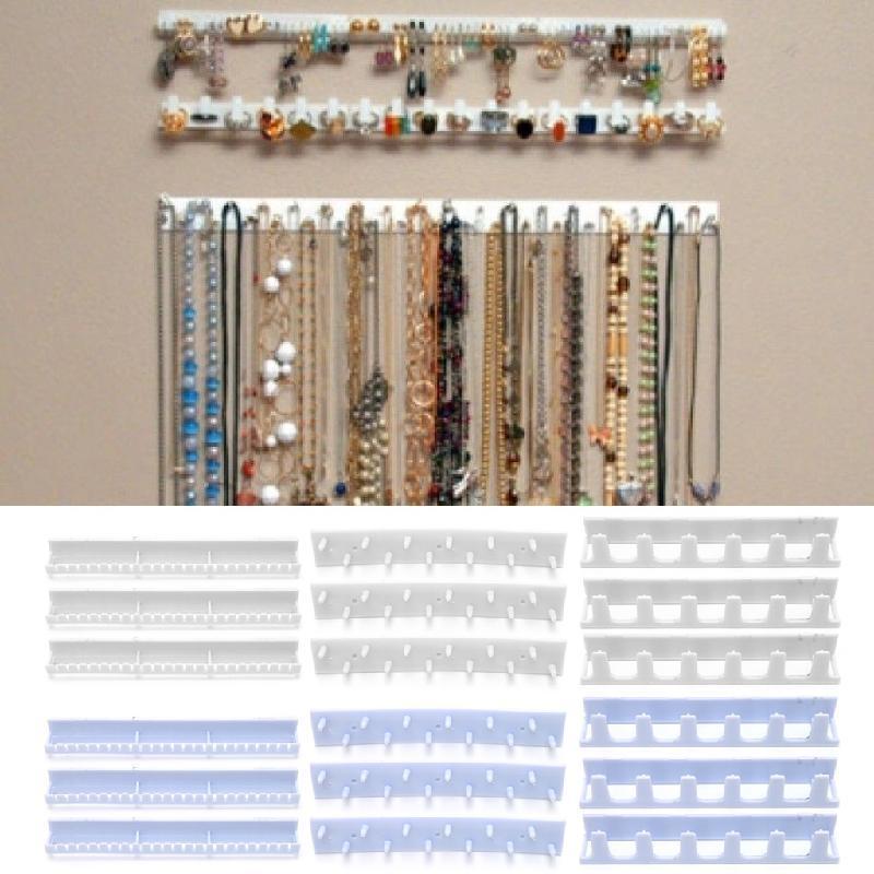 Buy Jewelery Storage Hooks Adhesive Paste Hanger Rack Ornaments Display ...