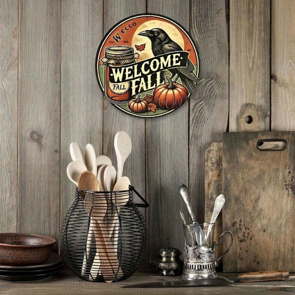 Tin Sign 2D Metal Wall Art Decorative Hanging Accessory Home Decor