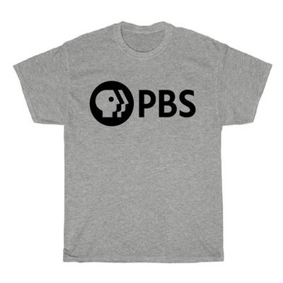 PBS Public Broadcasting Service Men#039;s Grey Size S To 5XL Unisex T-Shirt