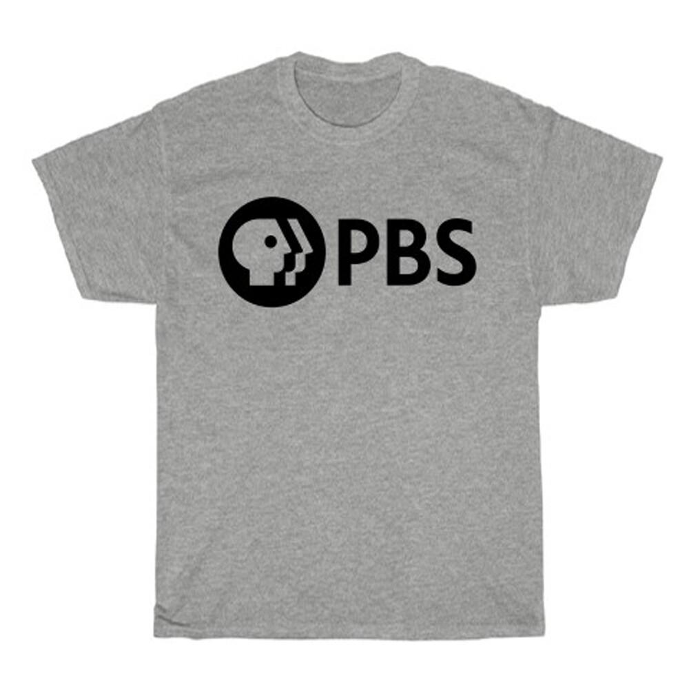 

PBS Public Broadcasting Service Men#039;s Grey Size S to 5XL Unisex T-Shirt XXXL