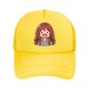 Expressive Chibi Anime Girl Portrait Mesh Baseball Cap For Womens Unisex FeUnisex Beach Dad Hat Hip Hop