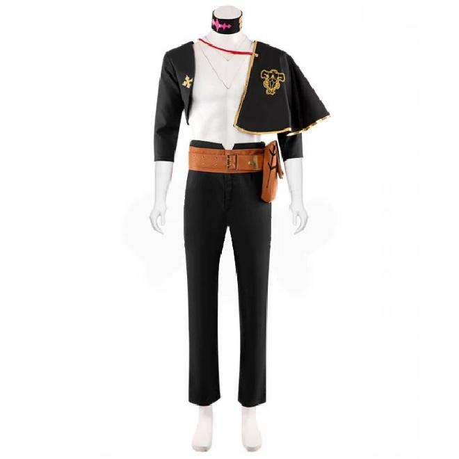Anime Cosplay Asta Cosplay Costume Fighting Suit Adult Men Halloween Carnival Party Asta Outfits S
