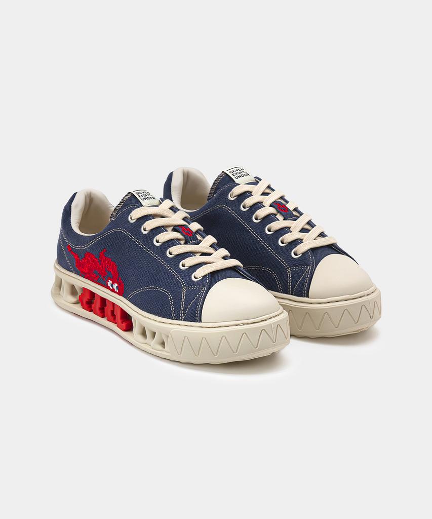 78Under M-4 Graphic Low Top_ Antique Navy