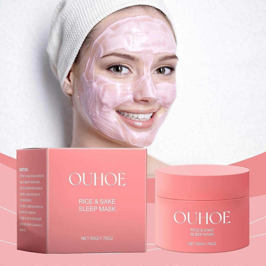 Hydrating Sleep Mask, Hydrating And Brightening Hydrates Facial Skin Soft And Moisturizing Leave-In Sleep Mask
