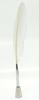 2 Set Pack Japanese Processed Turkey Feather Brass Disc Pen Brasda Cap Pen Stand White Feather + Q-S1P2WT-2-W