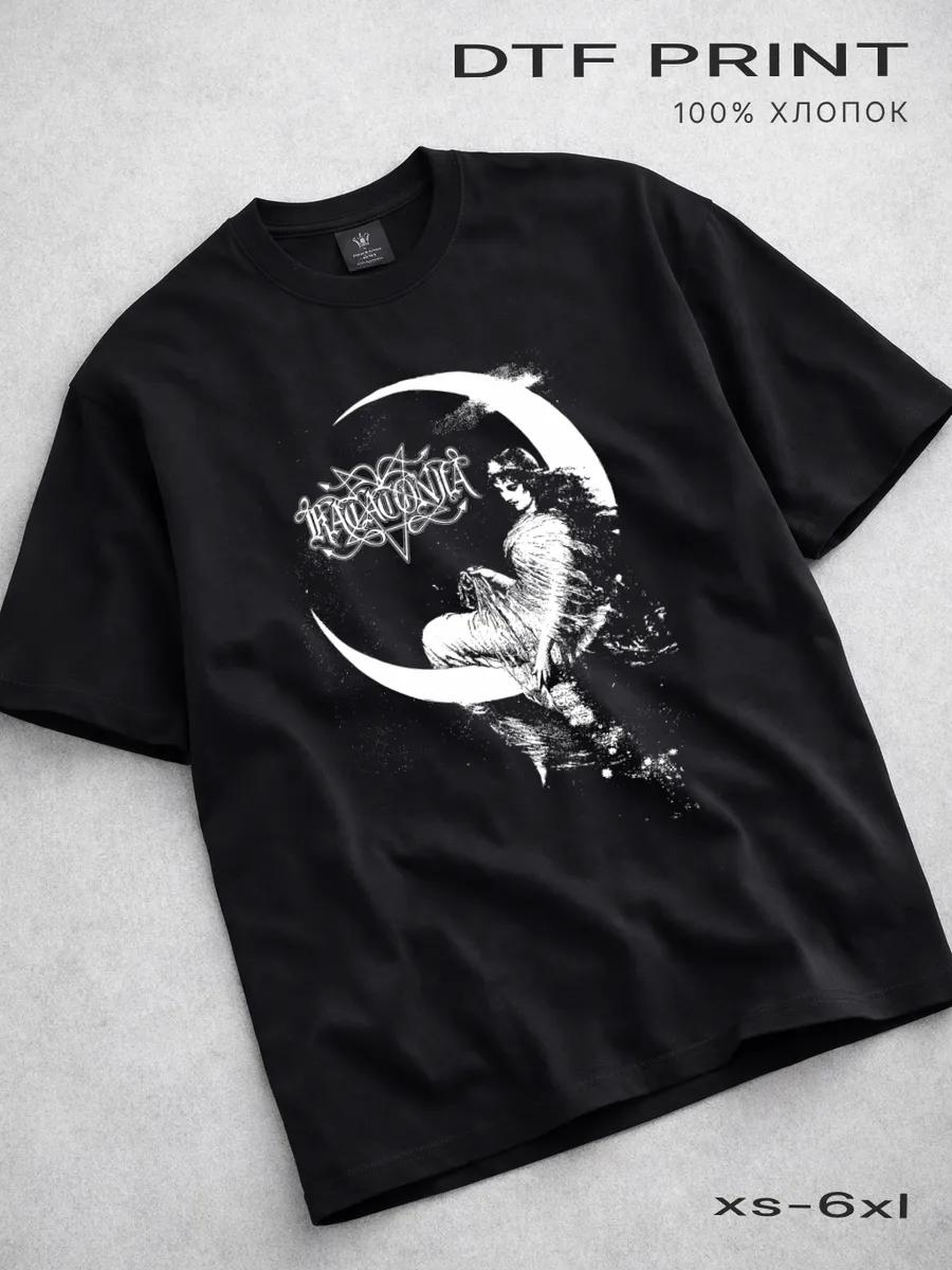 Черная металлическая футболка Katatonia 3XL