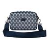 MLB Monogram Series NY Yankees Retro All Over Print Jacquard Detachable Polyester Shoulder Bag Unisex Shoulder Bag Denim-Blue 32BGDC011-50N