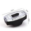Waterproof Bike Tail Light Rainbow LED Rear Taillight Bright Light Skateboard Light  Safety Warning