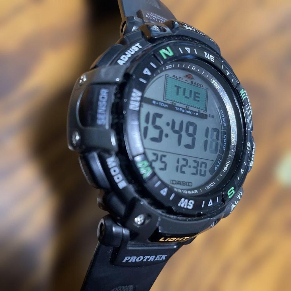 Used Working Item: CASIO PROTREK Digital Watch