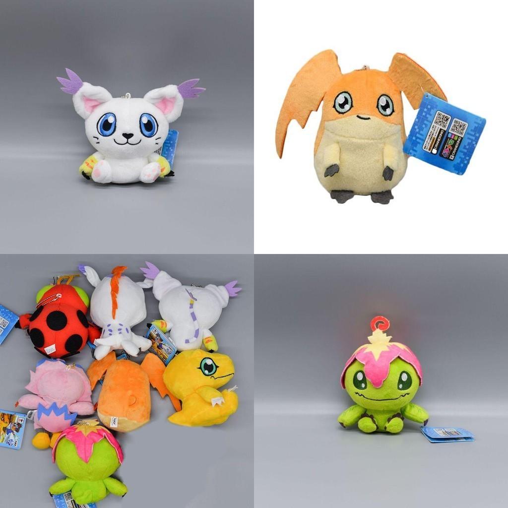 Adorable Digimon Plush Patamon Agumon Palmon Biyomon Keychain For Kids And Fans