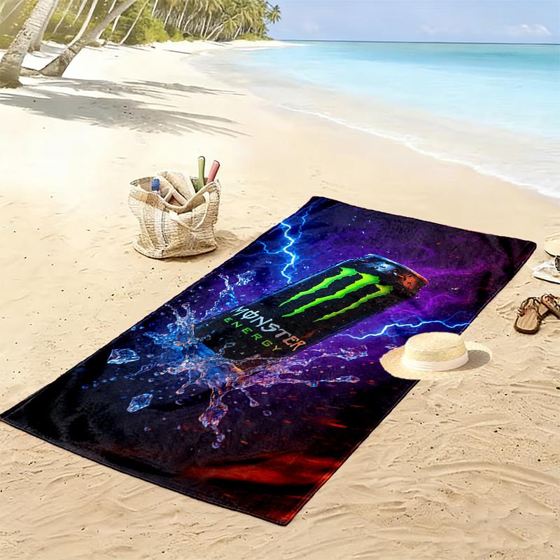 Monster Strandtuch, Vielseitiges Strandtuch Perfekt für Camping und Strandurlaube
