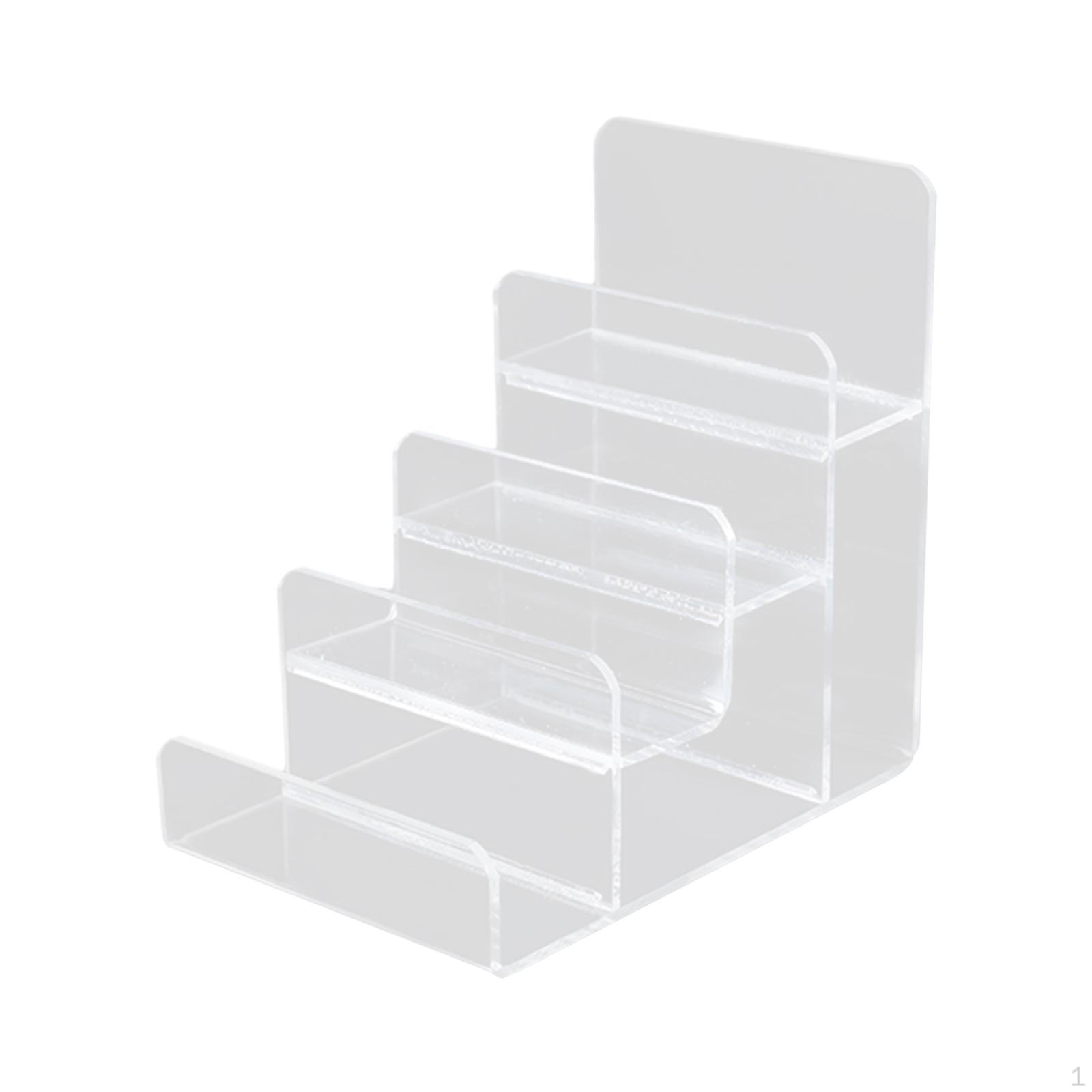 

Акриловый кронштейн для полки для дисплея, органайзер для чехлов, многофункциональная портативная подставка, для прогулок,