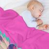 PINK - Kiribaku Throw Blanket wednesday Single Plaid Quilt Blankets
