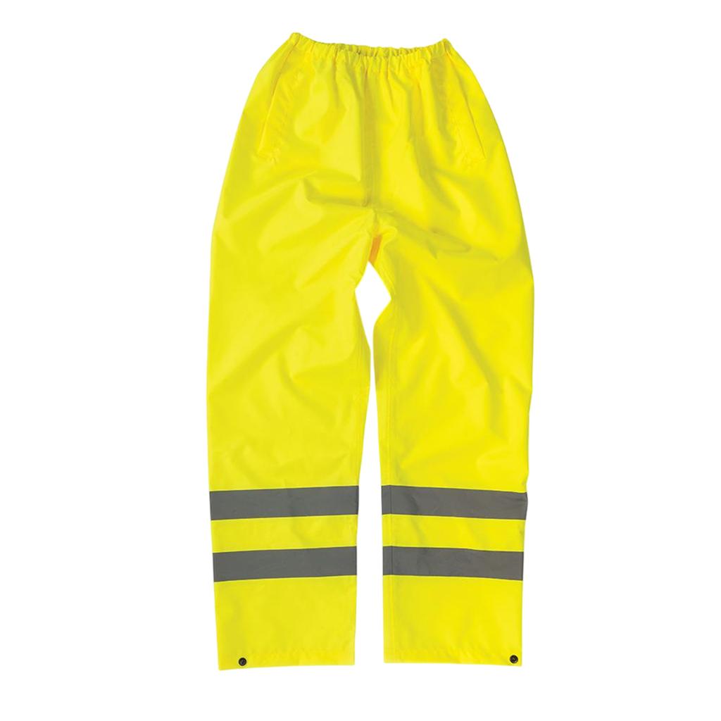 Tough Grit Mens Hi-Vis Waterproof Trousers