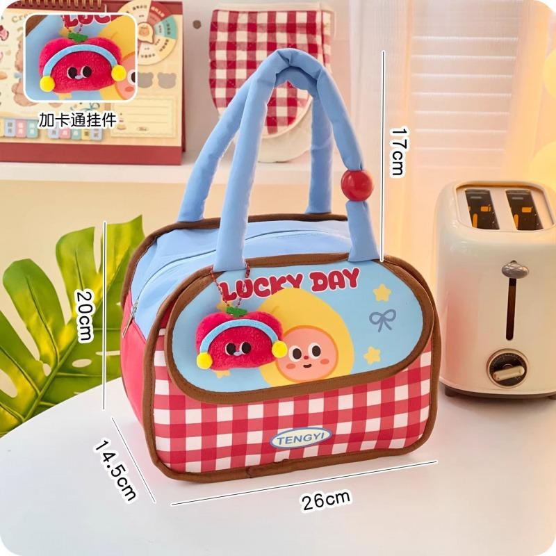 Cute Lunch Box Bag For Woman Office Kids School Portable Insulating Thermal Lunch Box Bag Large Bento Pouch Food Storage Bag