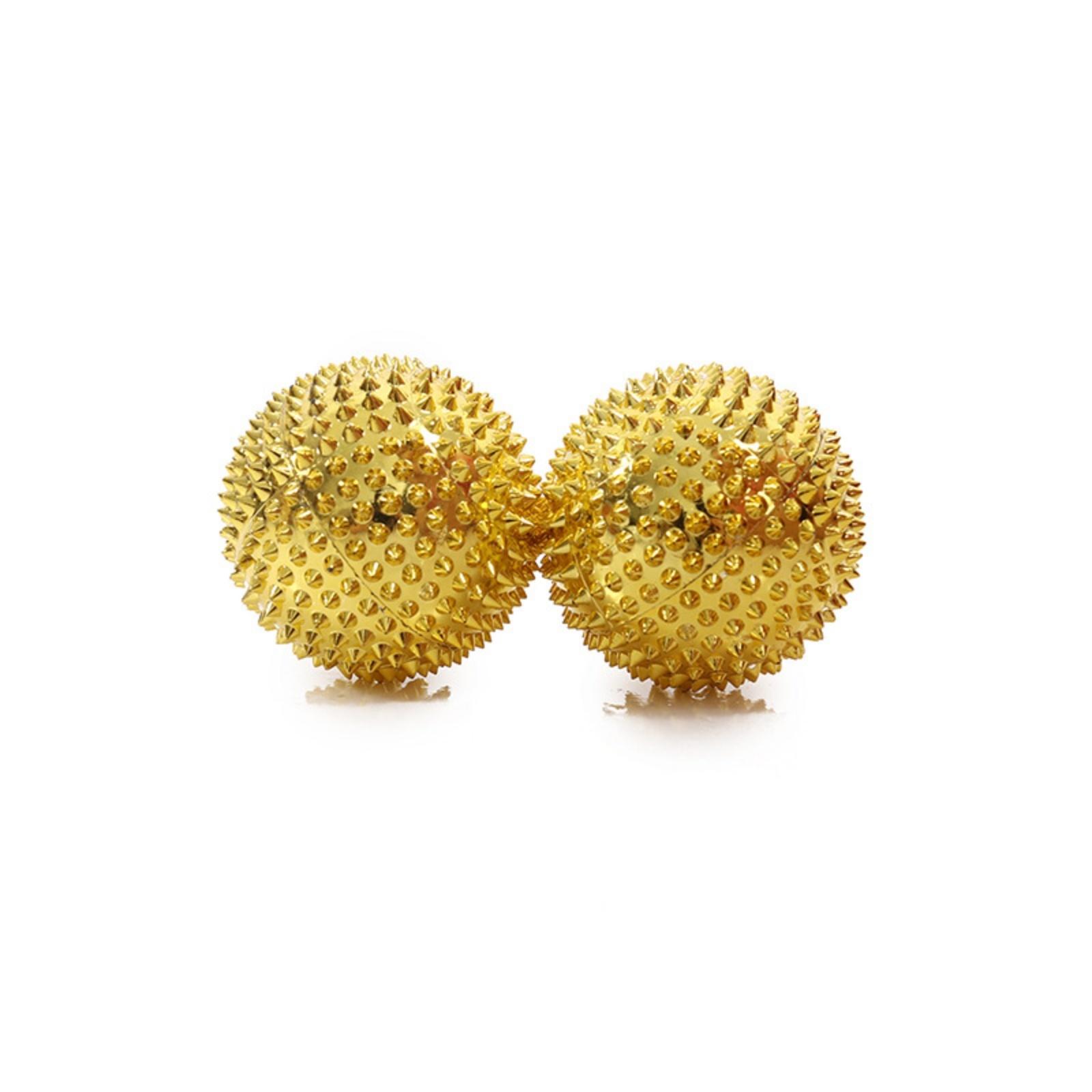 

Магнитный ABS Массажный Мяч, Маленький Размер Ручной Массажный Мяч Для Расслабления Рук и Снятия Боли One Size золотой