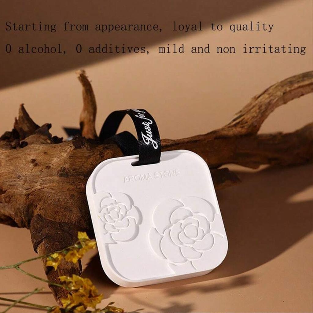 1/3/5PCS Camellia Pattern Aroma Pendant With Long-Lasting Fragrance Suitable For Bedroom Wardrobe Shoe Cabinet Car Decoration