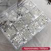 12 Grids/Box Shimmering  Colorful Nail Art  Flatback Gemstones For Diy Nail  Nail Jewelry Decoration