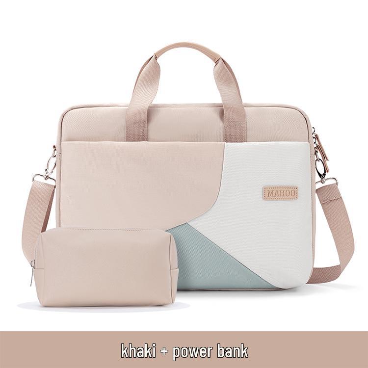 Colorblock Laptop-Tasche für 13-15,6 Zoll Apple, Huawei und MacBook – Notebook-Tasche für Damen