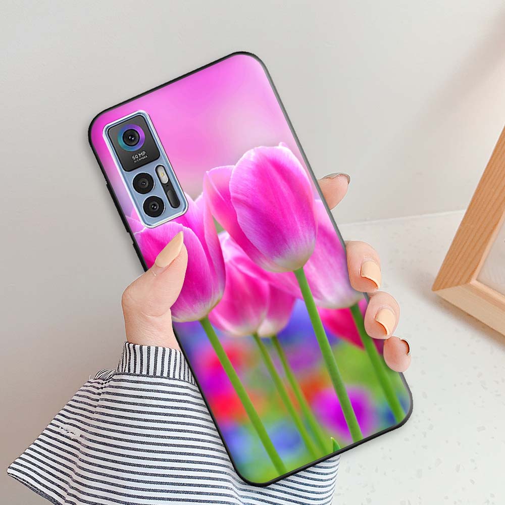 For TCL 30 Plus Case TCL 30 5G Luxury Silicone Back Cover Cases for TCL30 30Plus Shockproof Bumper Fundas TCL 30 5G Phone Bags