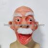 Halloween Latex Old Lady Bald Headgear Mask