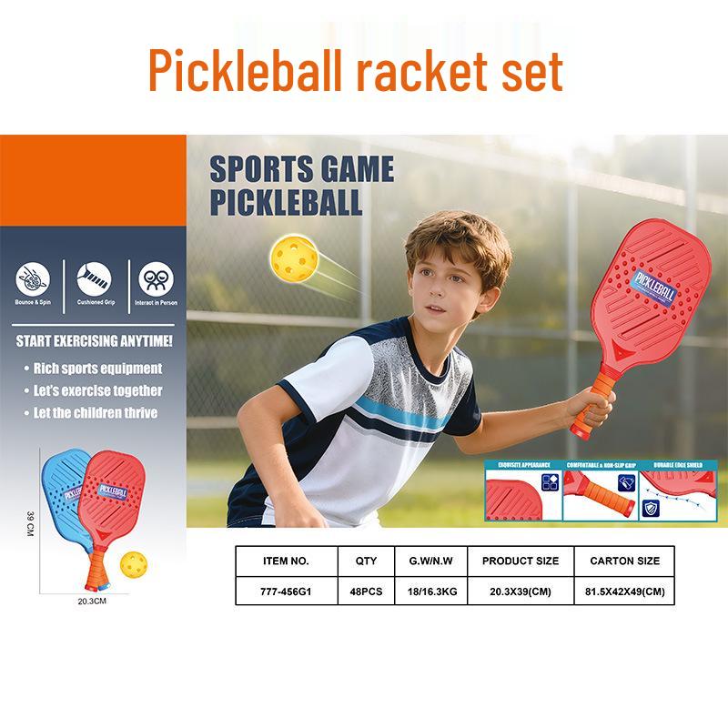 Kids  Pickleball Paddle Set: Beginner Indoor/Outdoor Parent-Child Sports Training