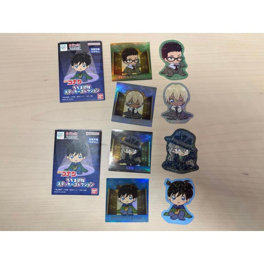 Conan Chijimase-tai Sticker Collection Yuya Kazami Toru Amuro Jin Shinichi Kudo