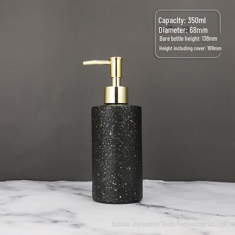 Nordic Style Glass Lotion & Soap Bottle for Home, Hand Sanitizer, and Hotel Shower Gel