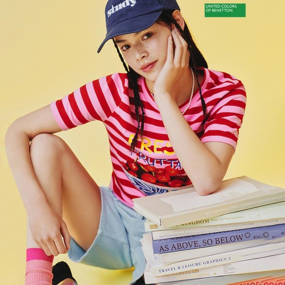 

[BeneTTon] BeneTTon PrinTing T shirT baTsa5531 RD_red/42