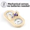 Wooden Sauna Thermometer Hygrometer 3in1 with 15 Minute Timer for For ROOM BathFor ROOM and Sauna Environments