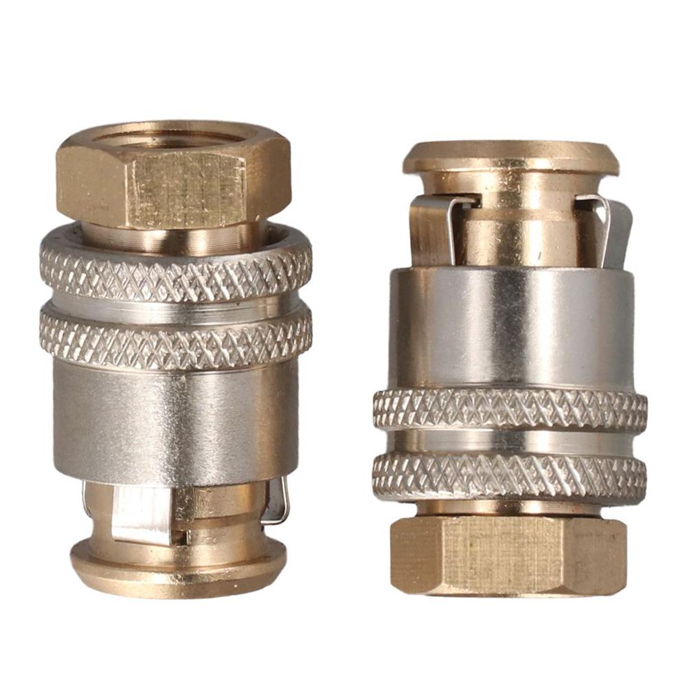 

2 шт. Автомобильные аксессуары Запчасти 1/4 NPT Замок Латунный Компрессор для шин Для автомобиля белый