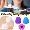 3pcs Silicone Toothpaste Caps Self-sealing Toothpaste Squeezer Toothpaste Pump Dispenser Cosmetics Self-Closing  Saver Covers
