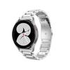 Compatible Stainless Steel Three-Bead Watch Band for Samsung Galaxy Watch 4 (40/42/46mm)
