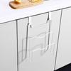 Pan Lid Storage Rack Door Mount Pot Cover Organizer Holder Kitchen Accessories Chopping Board Rack Cabinet Door Storage Shelf