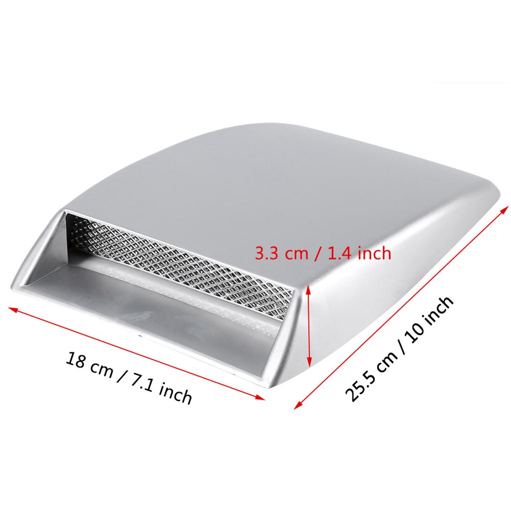 Car Air Outlet Covers Decoration Car Hood Scoop Air Flow Intake Vent Cover Decorative DIY Automotive Accessories Universal